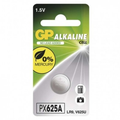 Alkalická knoflíková baterie GP 625A (LR9), 1 ks (1 ks) - foto č. 2