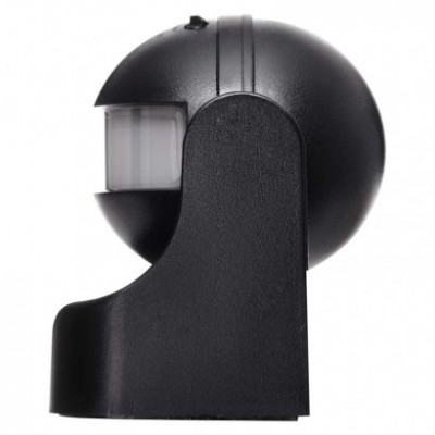 PIR senzor (pohybové čidlo) IP44 1200W, černý (1 ks) - foto č. 2