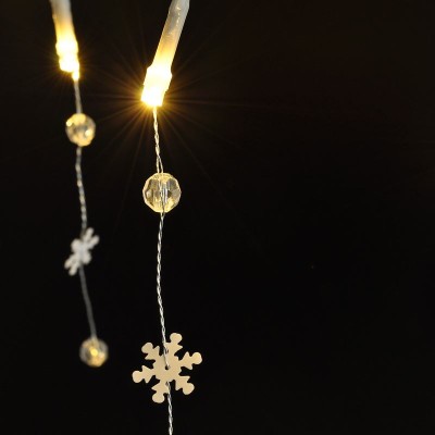 Solight LED řetěz s ozdobnými přívěšky 20LED, 60x mini dekorace, 2m, 2x AA - foto č. 2