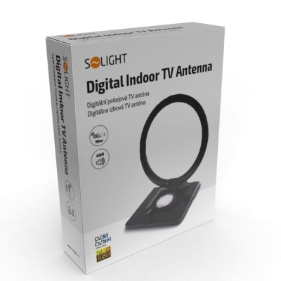 Solight digitální pokojová anténa, DVB-T2, 45dB - foto č. 5