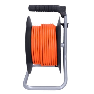 Solight prodlužovací přívod na bubnu, 4 zásuvky, 20m, oranžový kabel, 3x 1,5mm2 - foto č. 3