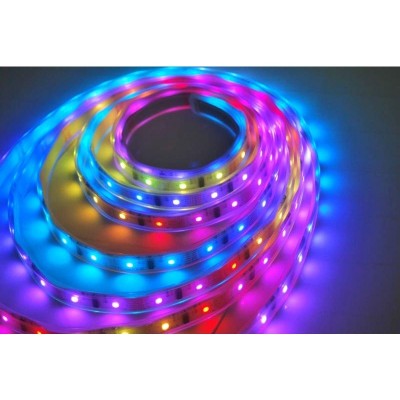 Solight LED světelný pás, RGB, 3m, sada s 12V adaptérem a dálk. ovladačem, 7,2W/m, IP20 - foto č. 2