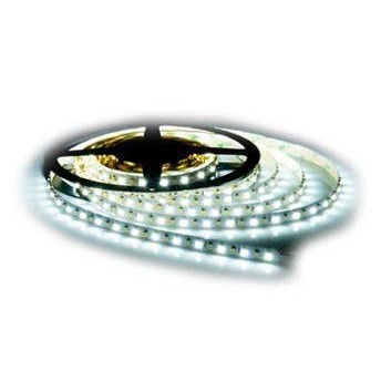 Solight LED světelný pás s testrem, 5m,  sada s 12V adaptérem, 4,8W/m, IP65, studená bílá - foto č. 2