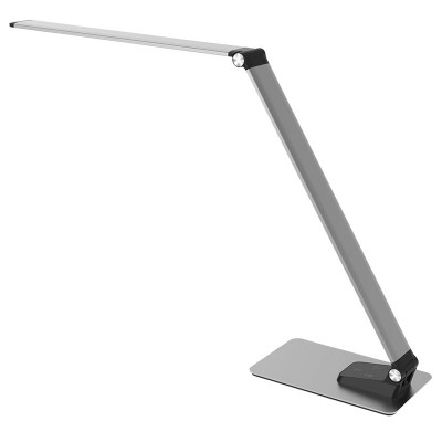 Solight LED stolní lampička stmívatelná, 11W,  změna chromatičnosti, broušený hliník, stříbrná - foto č. 2