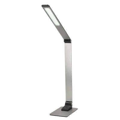 Solight LED stolní lampička stmívatelná, 11W,  změna chromatičnosti, broušený hliník, stříbrná - foto č. 3