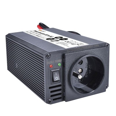 Solight invertor 12V, USB 500mA, kovový, černý, max. zatížení: 200W - foto č. 4