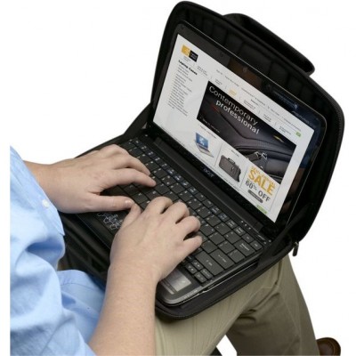 Case Logic pouzdro na notebook 11'' QNS111K - černé - foto č. 5