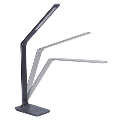 Solight LED stmívatelná lampička s bezdrátovým nabíjením, 10W, změna chromatičnosti, šedá - foto č. 4