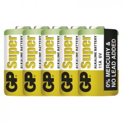 Alkalická speciální baterie GP 11AF (MN11) 6 V (5 ks) - foto č. 4