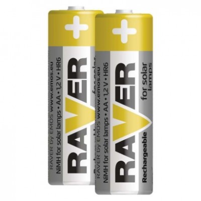 Nabíjecí baterie do solárních lamp RAVER SOLAR AA (HR6) 600 mAh (2 ks) - foto č. 8