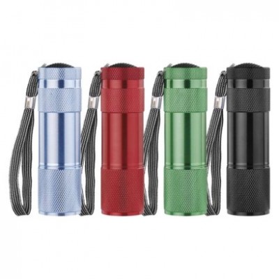 LED ruční kovová svítilna P3848A, 50 lm, 3× AAA, 24 ks, display box (24 ks) - foto č. 8