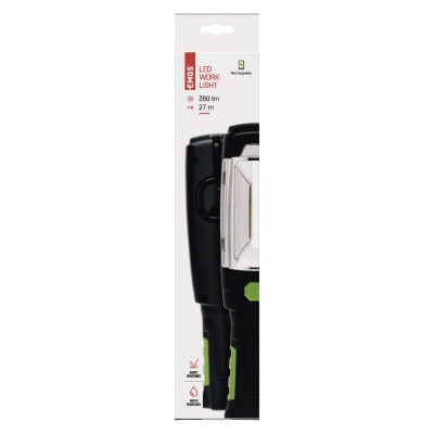 COB LED + LED nabíjecí prac. svítilna P4518, 380 lm,2500 mAh (1 ks) - foto č. 13