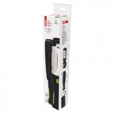 COB LED + LED nabíjecí prac. svítilna P4518, 380 lm,2500 mAh (1 ks) - foto č. 16