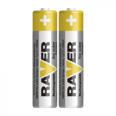 Nabíjecí baterie do solárních lamp RAVER SOLAR AAA (HR03) 400 mAh (2 ks) - foto č. 5