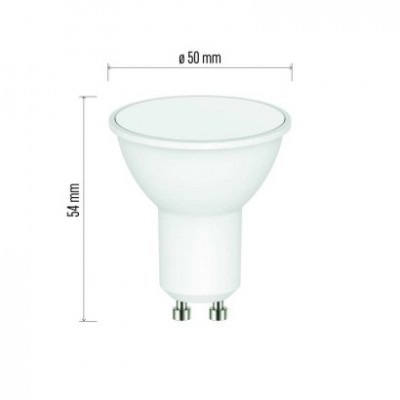 LED žárovka Classic MR16 / GU10 / 3,8 W (30 W) / 320 lm / studená bílá (1 ks) - foto č. 18