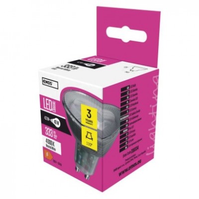LED žárovka Classic MR16 / GU10 / 4,2 W (40 W) / 333 lm / neutrální bílá (1 ks) - foto č. 17