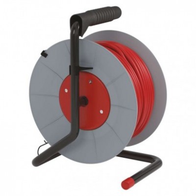 Prodlužovací kabel na bubnu 30 m / 4 zásuvky / červený / PVC / 230 V / 1 mm2 (1 ks) - foto č. 15