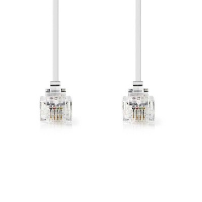 Bandridge VL telecom prodlužovací kabel, bílá, 10m, VLTP90200W100 - foto č. 2