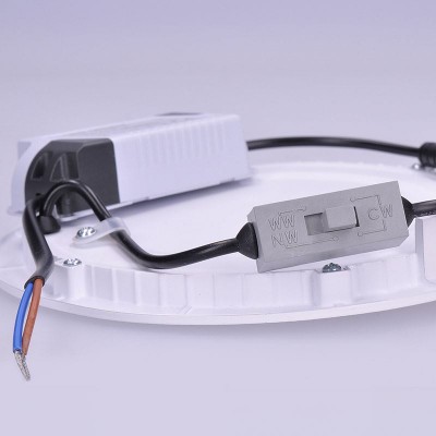 Solight LED mini panel CCT, podhledový, 12W, 900lm, 3000K, 4000K, 6000K, kulatý - foto č. 4