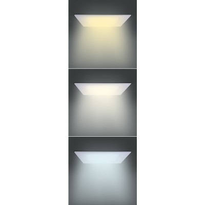 Solight LED mini panel CCT, podhledový, 24W, 1800lm, 3000K, 4000K, 6000K, čtvercový - foto č. 2