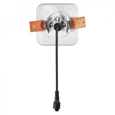 LED vestavné svítidlo VIXXO, čtvercové, bílé, 6W neutr. b., IP65 (1 ks) - foto č. 8