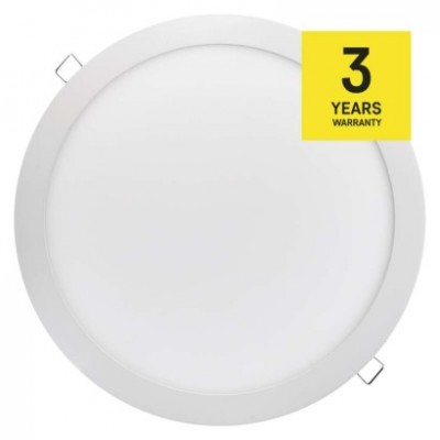 LED vestavné svítidlo PROFI, kruhové, bílé, 24W teplá bílá (1 ks) - foto č. 24