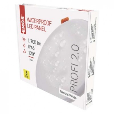 LED vestavné svítidlo VIXXO, kruhové, bílé, 19W neutr. b., IP65 (1 ks) - foto č. 20