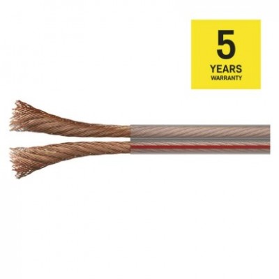 Dvojlinka nestíněná 2x0,75mm průhledná, 100m (100 m) - foto č. 8