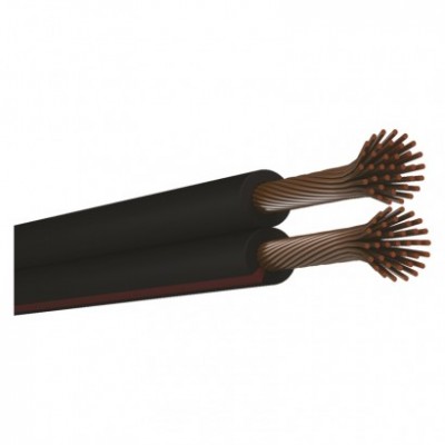 Dvojlinka nestíněná 2x1,0mm černo-rudá, 100m (100 m) - foto č. 3