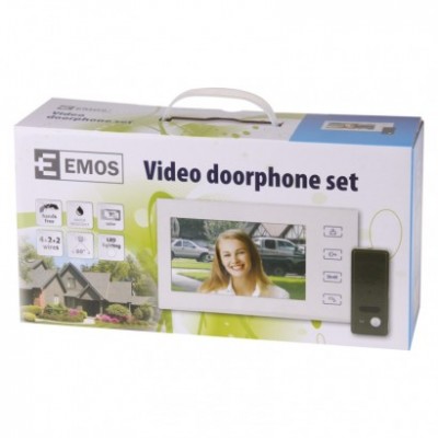 Monitor videotelefonu EMOS RL-10, bílý (1 ks) - foto č. 7