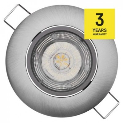 LED bodové svítidlo SIMMI stříbrné, kruh 5W teplá bílá (1 ks) - foto č. 33