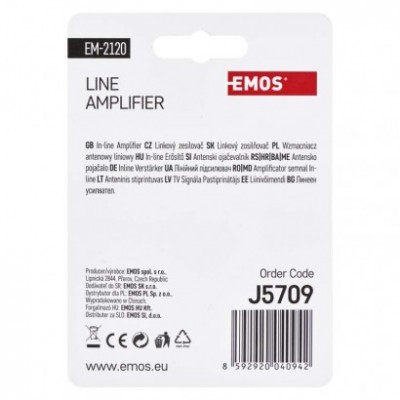 Zesilovač signálu DVB-T/T2 20dB (1 ks) - foto č. 5