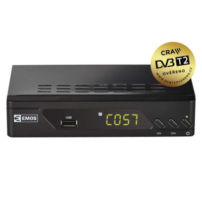 Set-top box EMOS EM170 HD HEVC H265 (DVB-T2) (1 ks) - foto č. 6
