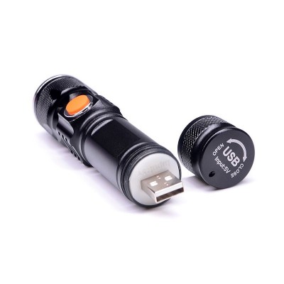Solight LED nabíjecí kapesní svítilna, 200lm, 3W, zoom, Li-Ion - foto č. 2