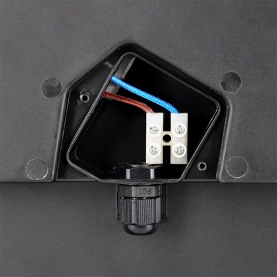 Solight LED venkovní osvětlení kulaté s mřížkou, 13W, 910lm, 4000K, IP65, 17cm, černá - foto č. 5