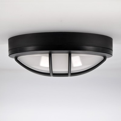 Solight LED venkovní osvětlení kulaté s mřížkou, 13W, 910lm, 4000K, IP65, 17cm, černá - foto č. 6