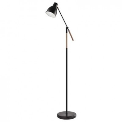 Stojací lampa EDWARD na žárovku E27, 150 cm, černá (1 ks) - foto č. 6