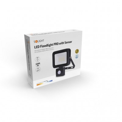 Solight LED reflektor PRO se senzorem, 50W, 4600lm, 5000K, IP44 - foto č. 3