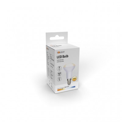 Solight LED žárovka reflektorová, R50, 5W, E14, 3000K, 440lm, bílé provedení - foto č. 2