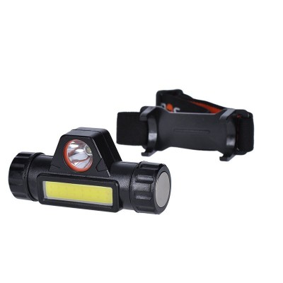 Solight LED čelová nabíjecí svítilna, 3W + COB,150 + 60lm, Li-Ion - foto č. 2