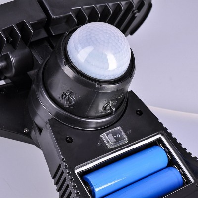 Solight LED solární osvětlení se senzorem, 8W, 600lm, Li-on, černá - foto č. 6