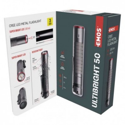 CREE LED kovová svítilna Ultibright 50, 100lm, 1xAAA (1 ks) - foto č. 6