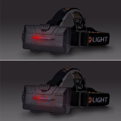 Solight LED čelová nabíjecí svítilna 550, 550lm, Li-Ion - foto č. 7
