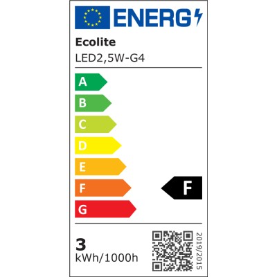LED zdroj G4,COB,2,5W,2700K,230lm - foto č. 2