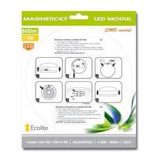 SMD modul kruh 13cm,10W,4100K,IP20,920lm - foto č. 2