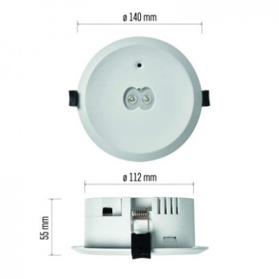 Nouzové svítidlo ORSU 3W 240lm 3h MT (1 ks) - foto č. 9