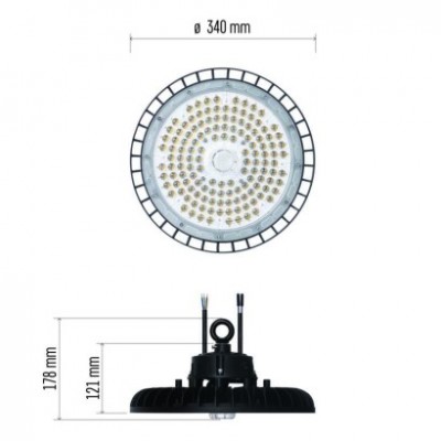 LED průmyslové závěsné svítidlo HIGHBAY ASTER 60° 200W (1 ks) - foto č. 16