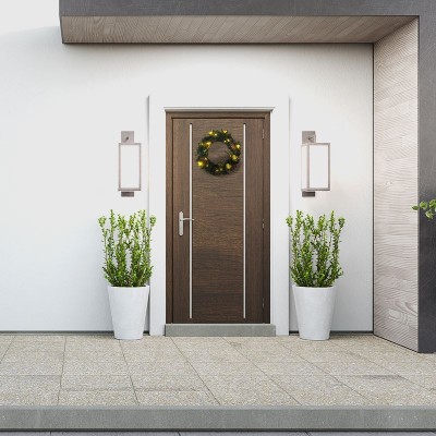 Solight vánoční věnec, průměr 40cm, 15x LED, IP44, 3x AA, časovač - foto č. 6