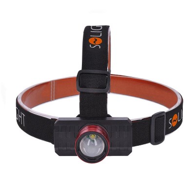 Solight LED čelová nabíjecí svítilna, 3W,150lm, zoom, Li-Ion - foto č. 2