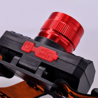 Solight LED čelová nabíjecí svítilna, 3W,150lm, zoom, Li-Ion - foto č. 4